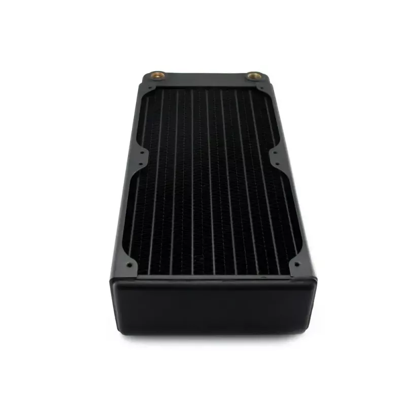 Skysčio aušinimo radiatorius EXTREME XSPC RX240 Dual Fan Radiator V3, žalvaris/varis, 240 mm, 2 ventiliatoriai, juodas