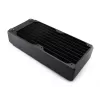 Skysčio aušinimo radiatorius EXTREME XSPC RX240 Dual Fan Radiator V3, žalvaris/varis, 240 mm, 2 ventiliatoriai, juodas