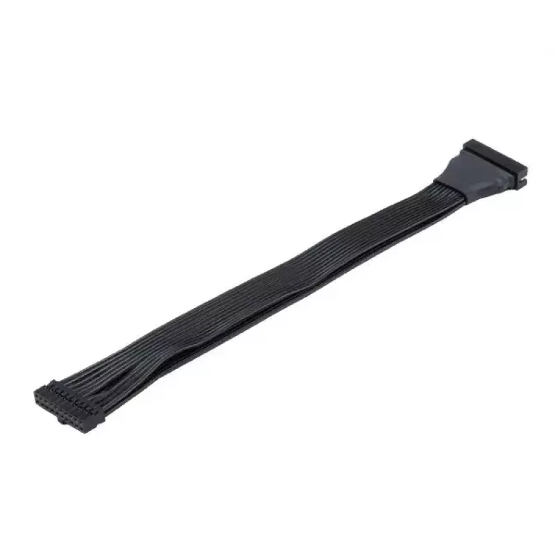 Juostinis kabelis Akasa AK-CBUB45-15BK, juodas, 0,15 m, 1 vnt.