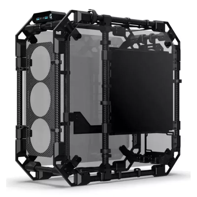 Korpusas PC Alphacool Apex Skeleton Full Tower Juodas