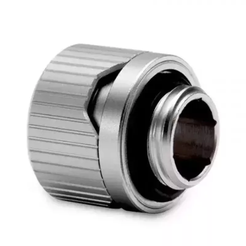 Fittingas EKWB HDC 12 – žalvaris, titano apdaila, aukštis 15 mm, skersmuo 20 mm, vamzdelio Ø 12 mm