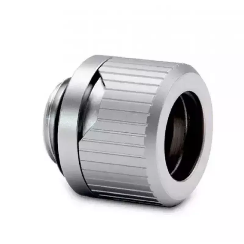 Fittingas EKWB HDC 12 – žalvaris, titano apdaila, aukštis 15 mm, skersmuo 20 mm, vamzdelio Ø 12 mm
