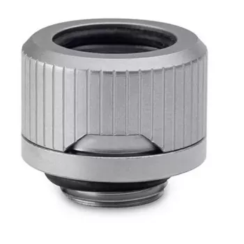 Fittingas EKWB HDC 12 – žalvaris, titano apdaila, aukštis 15 mm, skersmuo 20 mm, vamzdelio Ø 12 mm