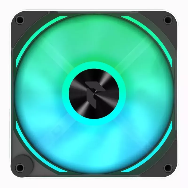 APNX FP2-120 PWM ARGB baltas korpuso ventiliatorius, 120 mm, 500–1800 aps./min., 83,85 CFM, 34,8 dB