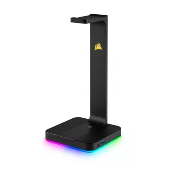 CORSAIR ST100 RGB Premium stovas ausinėms su 7.1 virtualiu erdviniu garsu