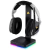 CORSAIR ST100 RGB Premium stovas ausinėms su 7.1 virtualiu erdviniu garsu