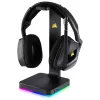 CORSAIR ST100 RGB Premium stovas ausinėms su 7.1 virtualiu erdviniu garsu