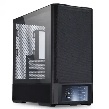PC korpusas Lian Li LAN207DX Midi Tower juodas