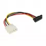 InLine SATA maitinimo adapterio laidas 5,25 colio / 15 kontaktų SATA 0,15 m, žemyn lenktas