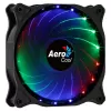 AEROCOOL COSMO12FRGB 120 mm kompiuterio korpuso ventiliatorius, 1000 RPM, 15 RGB šviesos diodų, Molex jungtis, 3,72 W, juodas