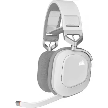 CORSAIR Gaming ausinės HS80 RGB Wireless – belaidės, baltos