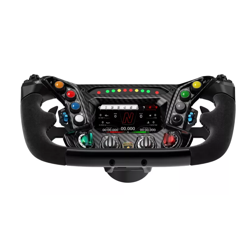 Moza Racing Essenza SCV12 Vairas lenktynėms, juodas, aliuminis, anglies pluoštas, 310 mm