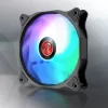 RAIJINTEK EOS 12 RBW ADD 120 mm hidraulinis guolis PWM ventiliatorius, 800–1800 RPM, 2 vnt., juoda/balta
