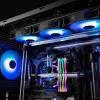 RAIJINTEK EOS 12 RBW ADD 120 mm hidraulinis guolis PWM ventiliatorius, 800–1800 RPM, 2 vnt., juoda/balta