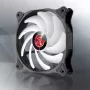 RAIJINTEK EOS 12 RBW ADD 120 mm hidraulinis guolis PWM ventiliatorius, 800–1800 RPM, 2 vnt., juoda/balta