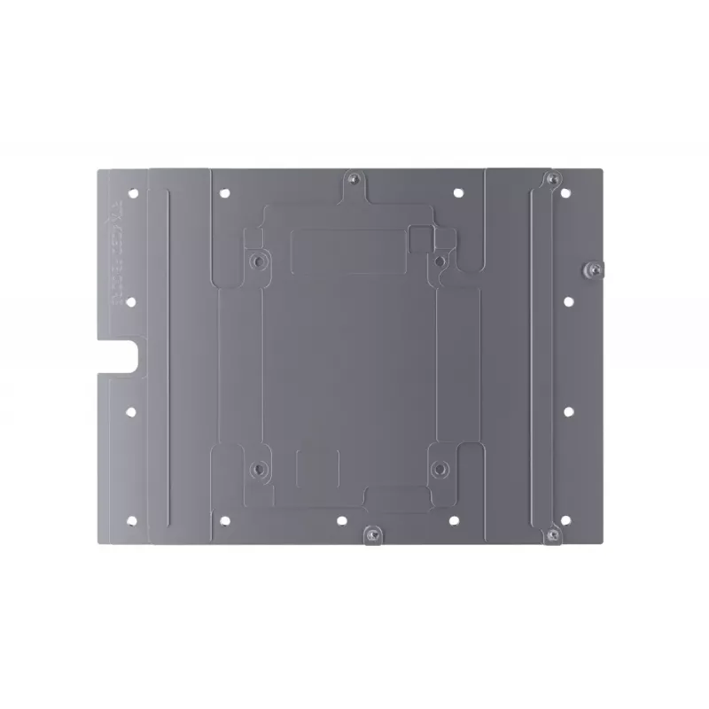 Vandens blokas su galine plokšte Alphacool 13456 Akrilas Aliuminis Juodas Sidabrinis Skaidrus