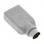 InLine USB adapteris USB A lizdas / PS/2 kištukas, smėlio spalvos