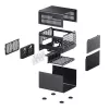 Korpusas Jonsbo N3 Mini Tower juodas