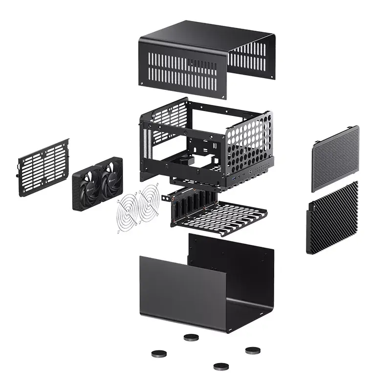 Korpusas Jonsbo N3 Mini Tower juodas