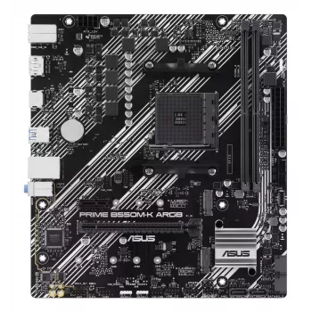 ASUS PRIME B550M-K ARGB pagrindinė plokštė AMD B550 Socket AM4 micro ATX