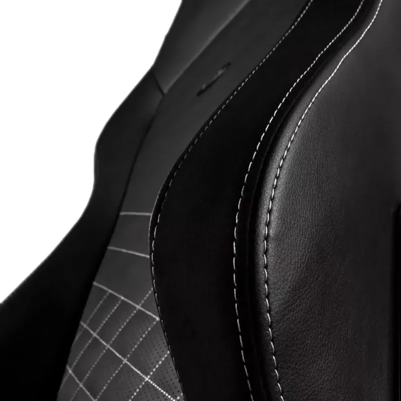 Gaming kėdė noblechairs Hero PU Leather – paminkštinta sėdynė, paminkštintas atlošas, maksimalus aukštis 137 cm, atlošo plotis 57 cm