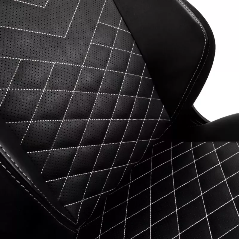Gaming kėdė noblechairs Hero PU Leather – paminkštinta sėdynė, paminkštintas atlošas, maksimalus aukštis 137 cm, atlošo plotis 57 cm