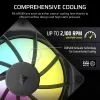 CORSAIR RS ARGB Series 120 120mm ventiliatorių rinkinys (3 vnt.)