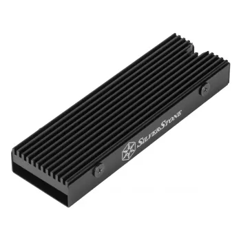Radiatorius / šilumos šalintuvas Silverstone TP05 juodas 76,4 mm x 10,3 mm x 24,8 mm