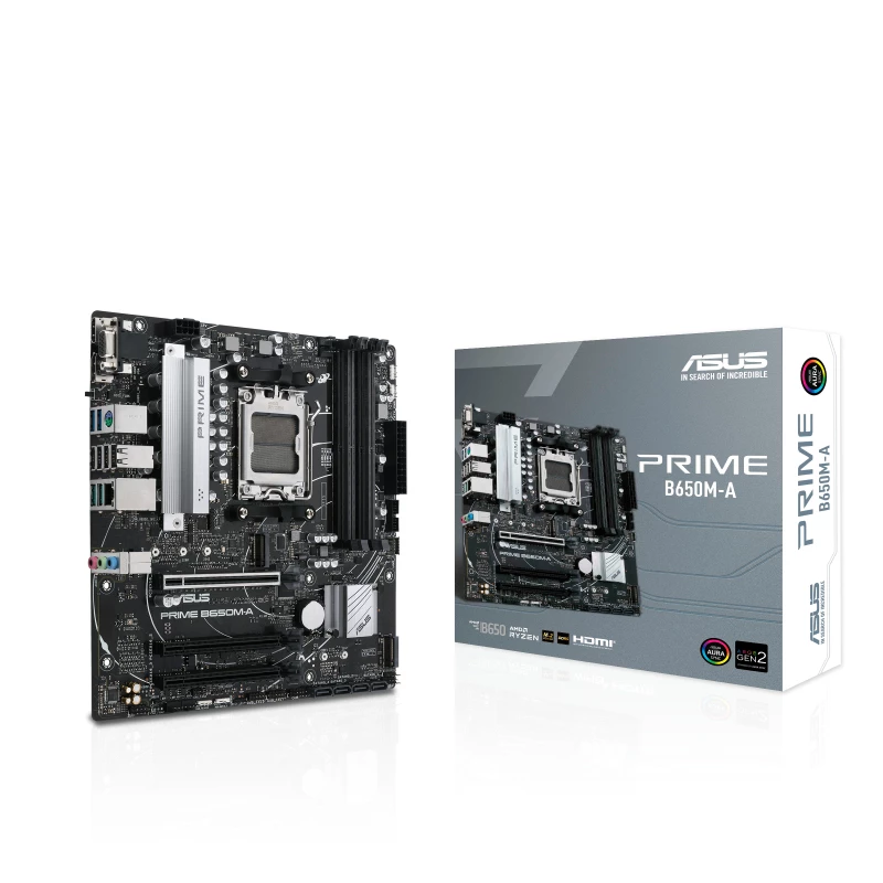 ASUS PRIME B650M-A AMD B650 Socket AM5 micro ATX pagrindinė plokštė