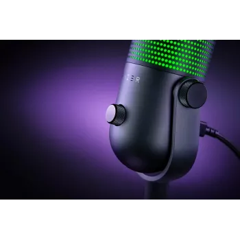 Razer Seiren V3 Chroma stalinis mikrofonas, juodas