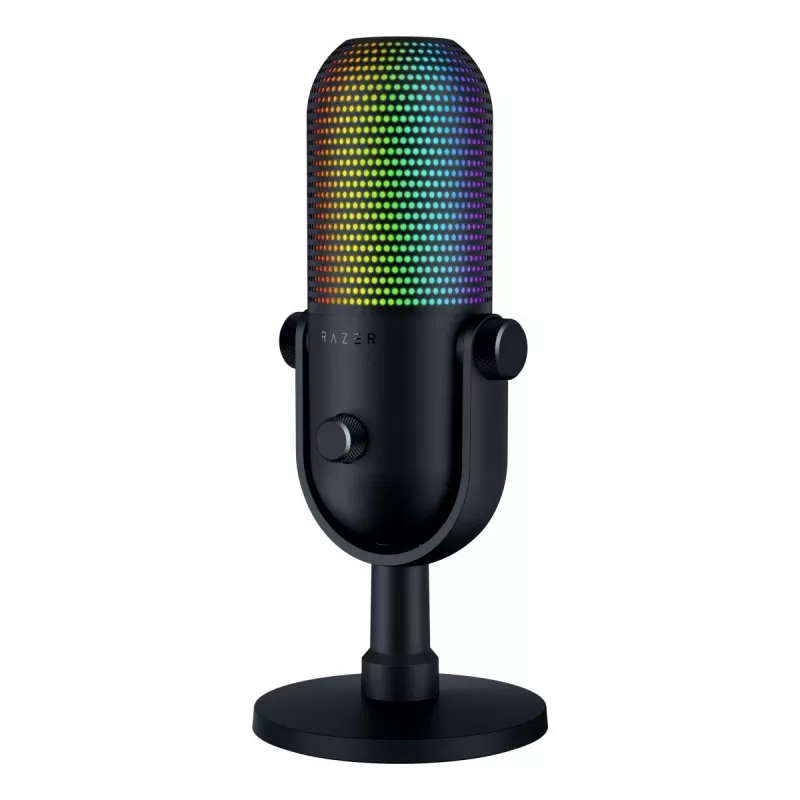 Razer Seiren V3 Chroma stalinis mikrofonas, juodas