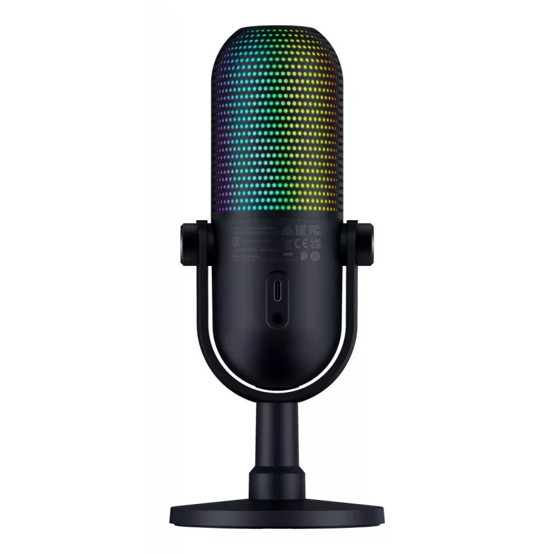 Razer Seiren V3 Chroma stalinis mikrofonas, juodas