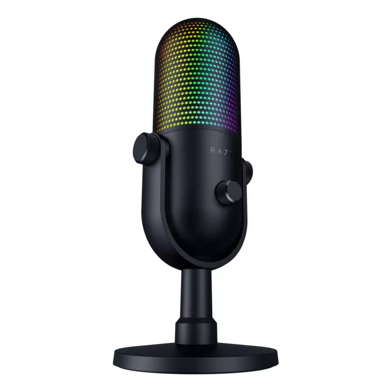 Razer Seiren V3 Chroma stalinis mikrofonas, juodas