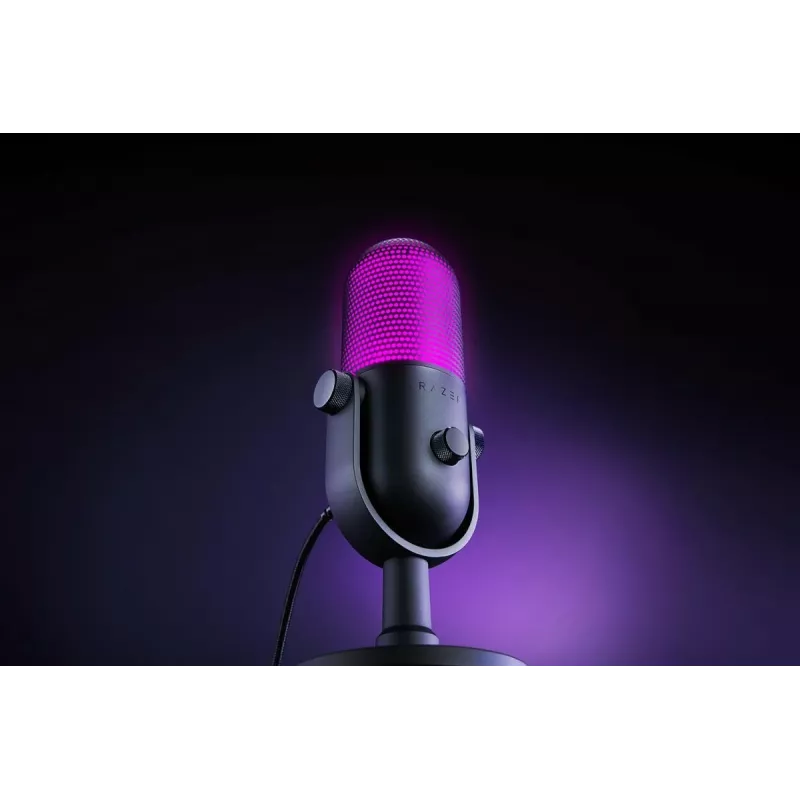 Razer Seiren V3 Chroma stalinis mikrofonas, juodas