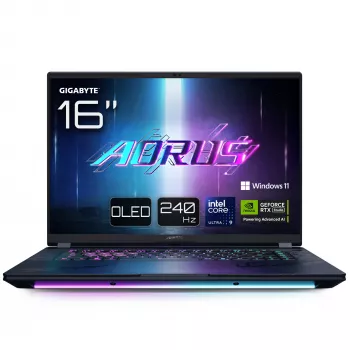 Nešiojamas kompiuteris GIGABYTE AORUS MASTER 16 BZHC6DEE65SP Intel Core Ultra 9 275HX 40,6 cm (16 col.) WQXGA 32 GB DDR5-SDRAM 2 TB SSD NVIDIA GeForce RTX 5090 Wi-Fi 7 Windows 11 Pro Juodas