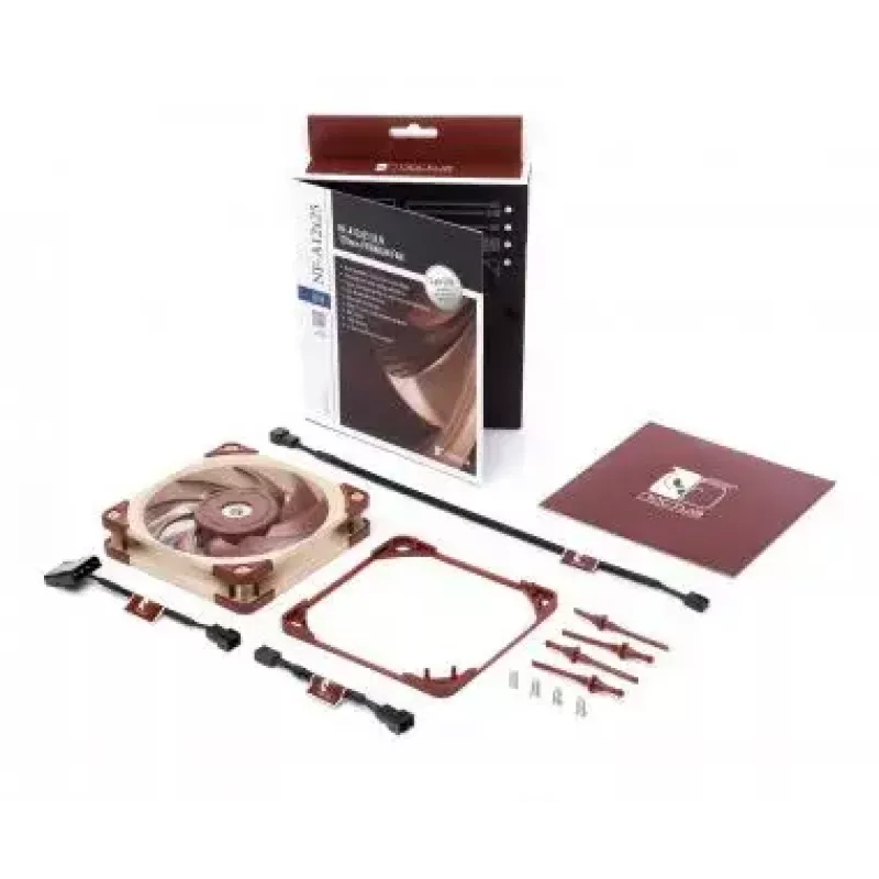 Noctua 120 mm korpuso ventiliatorius NF-A12x25 ULN, 12 V, 1200 RPM, 55,7 m³/h, 0,6 W, 12,1 dB, SSO guolis