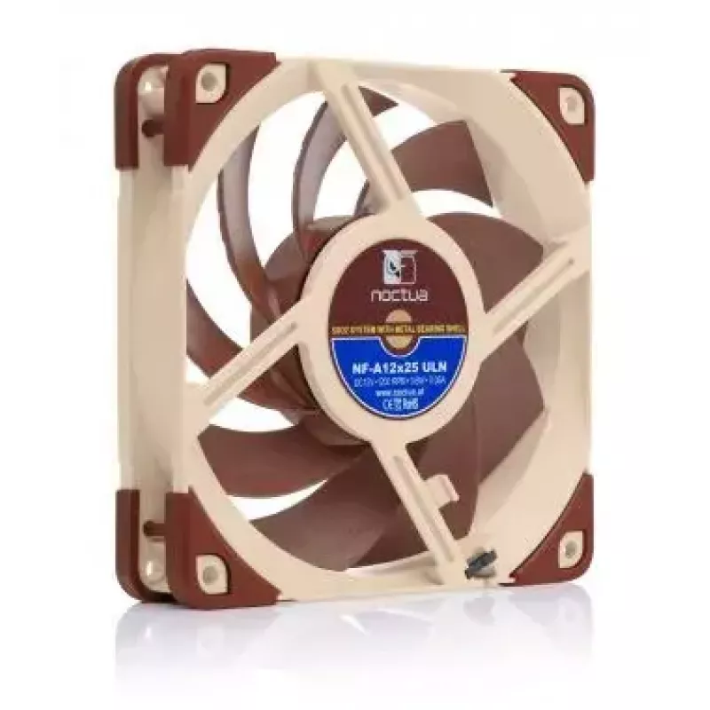 Noctua 120 mm korpuso ventiliatorius NF-A12x25 ULN, 12 V, 1200 RPM, 55,7 m³/h, 0,6 W, 12,1 dB, SSO guolis