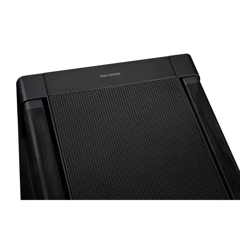 PC korpusas ASUS ProArt PA602 Wood Edition Midi Tower Juodas — EATX palaikymas, 45 cm GPU, 19 cm PSU/aušintuvas, 8 HDD lizdai, USB-C