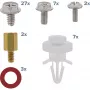 InLine IT / PC varžtų rinkinys su tarpinėmis 48 vnt., metalas, plastikas