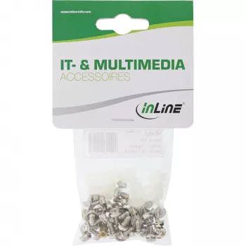 InLine IT / PC varžtų rinkinys su tarpinėmis 48 vnt., metalas, plastikas