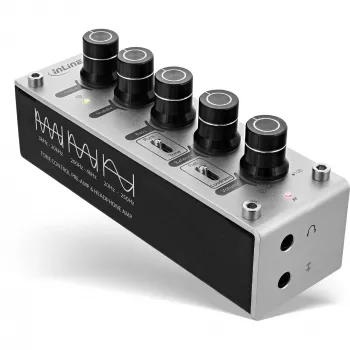 InLine AmpEQ Tri-Tone Hi-Res AUDIO išankstinis ir ausinių stiprintuvas, 3,5 mm stereo, USB maitinimas