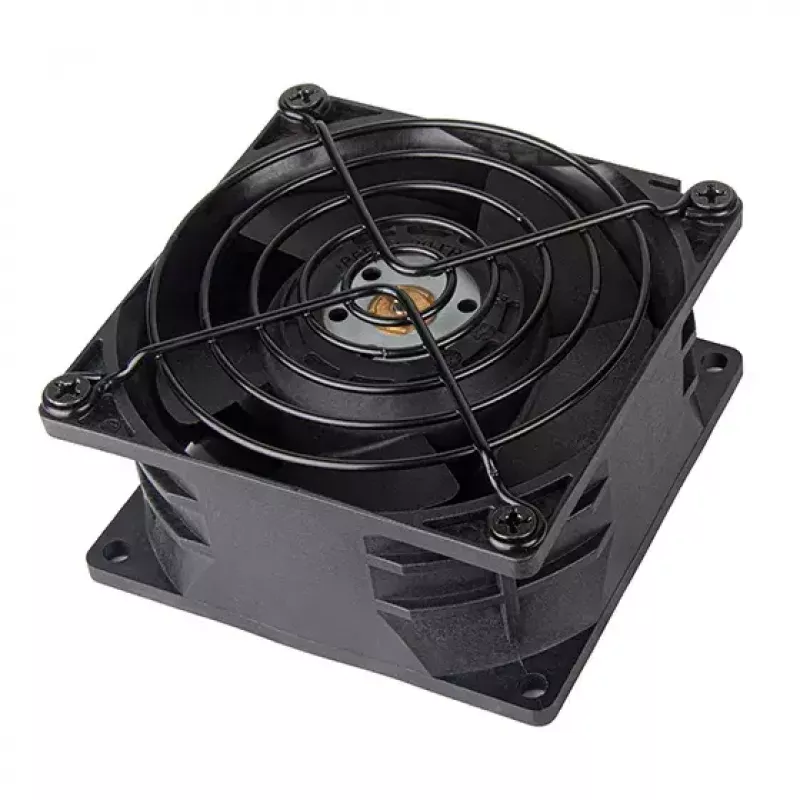 Ventiliatorius Silverstone FHS 80X 8 cm juodas 83,66 cfm 50,77 mmH2O