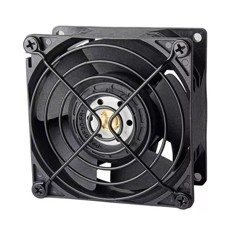 Ventiliatorius Silverstone FHS 80X 8 cm juodas 83,66 cfm 50,77 mmH2O