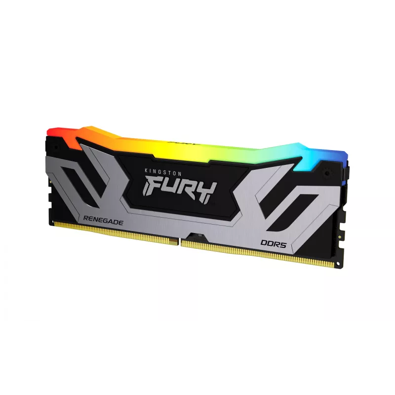 Kingston Technology FURY 48GB 8400MT/s DDR5 CL40 CUDIMM (2 rinkinys) Renegade RGB sidabrinis XMP