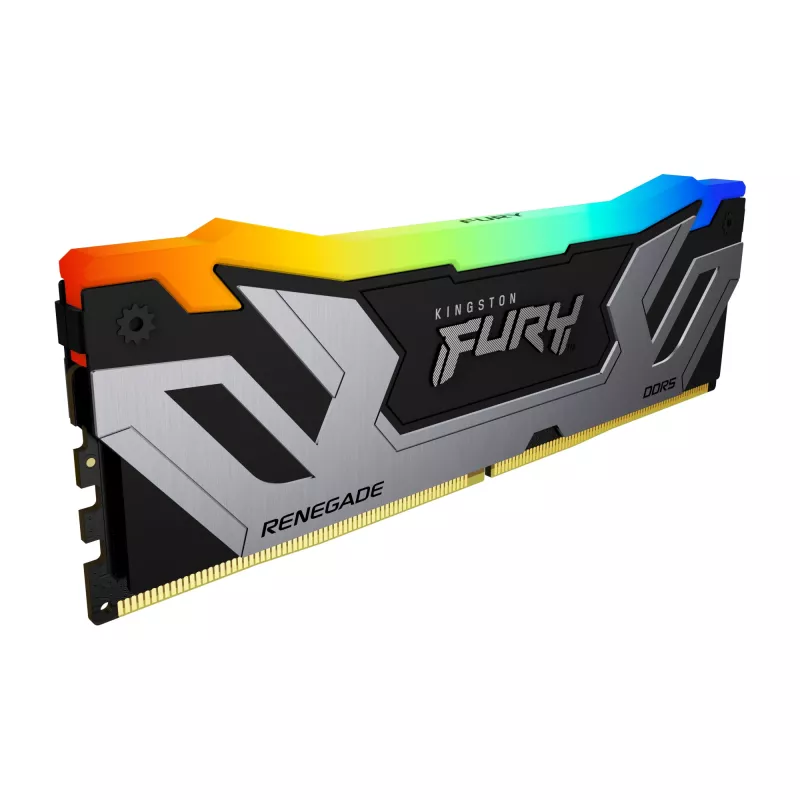 Kingston Technology FURY 48GB 8400MT/s DDR5 CL40 CUDIMM (2 rinkinys) Renegade RGB sidabrinis XMP