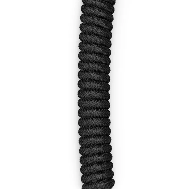 Glorious Gaming GMMK Coiled Cable Phantom Black, 1.4 m, USB-A į USB-C, Aviator