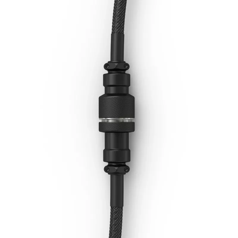 Glorious Gaming GMMK Coiled Cable Phantom Black, 1.4 m, USB-A į USB-C, Aviator