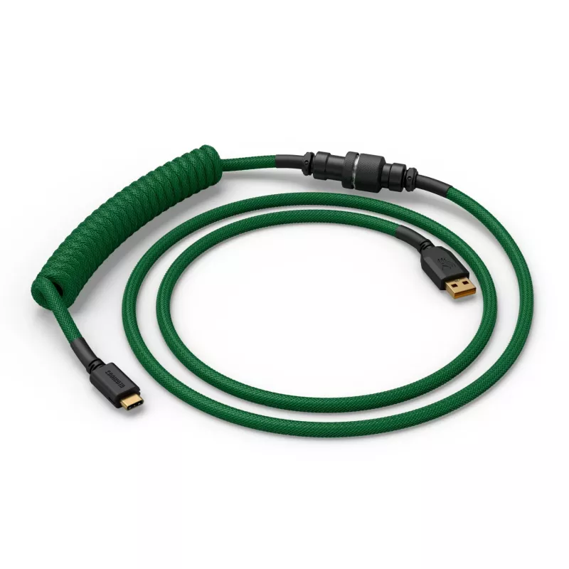 Glorious Gaming GMMK Coiled Cable Forest Rain, žalias, 1,4 m, 1 vnt.