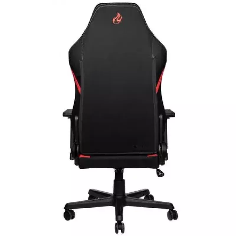 Apmušta kėdė Nitro Concepts X1000 juoda raudona aukštis 119-128.6 cm