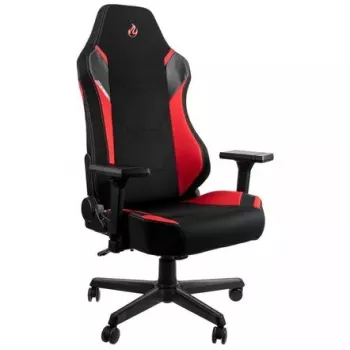 Apmušta kėdė Nitro Concepts X1000 juoda raudona aukštis 119-128.6 cm